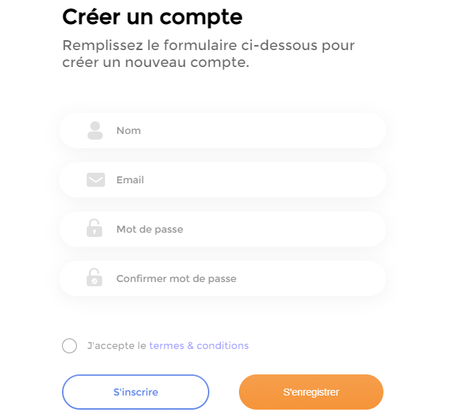 Enregistrer un compte iMyMac