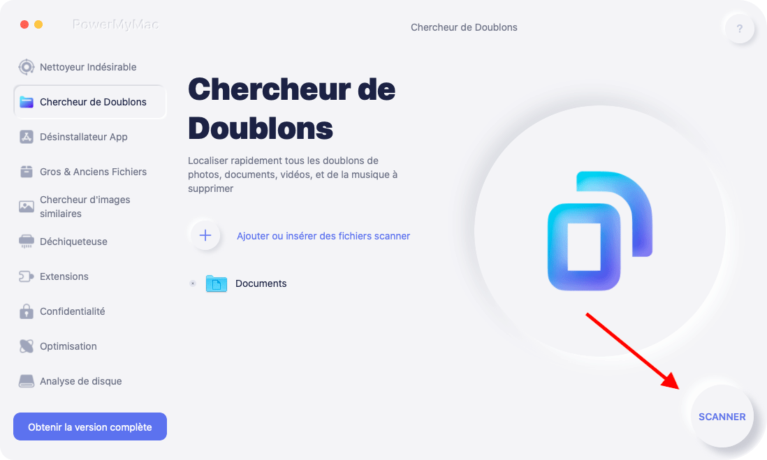 Analyser les fichiers en double