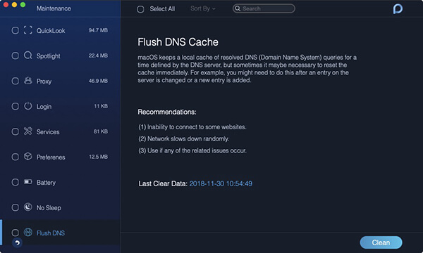 DNS de maintenance