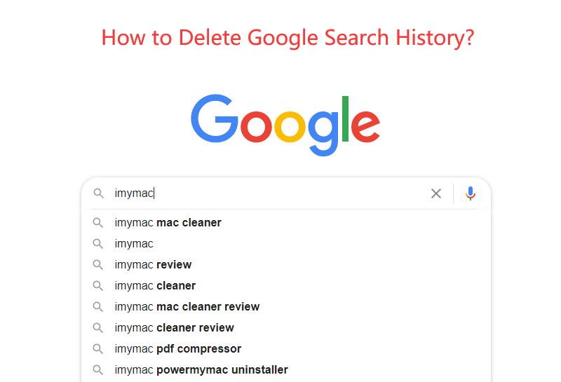 Supprimer l'historique de recherche Google