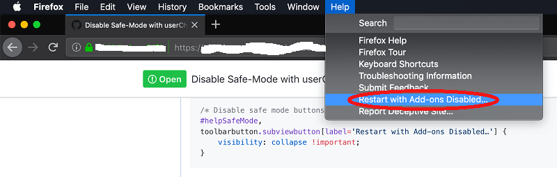 Faire fonctionner Firefox en mode sans échec