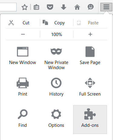 Supprimer dans Mozilla Firefox