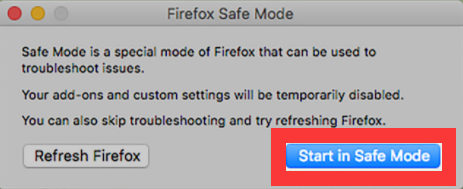 Lancez Firefox en mode sans échec