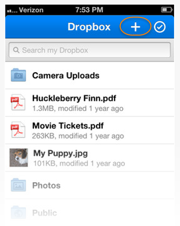 Transférer des vidéos d'iPhone vers Mac à l'aide de Dropbox