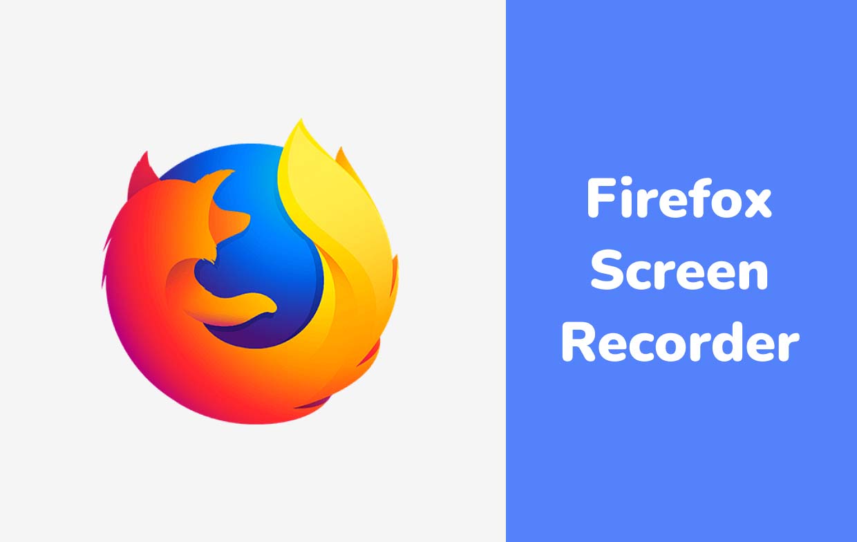Enregistrement d'écran Firefox