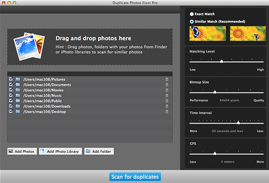 Duplicate Cleaner pour iPhoto