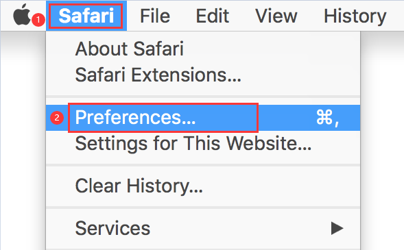 Supprimer l'extension Genieo de Safari