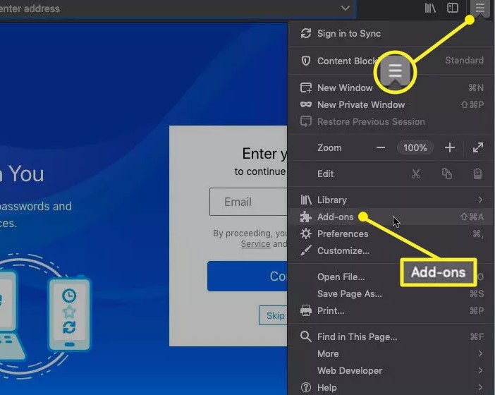 Supprimer la barre d'outils MindSpark de Firefox