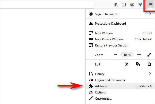 Supprimer Testpid de Firefox