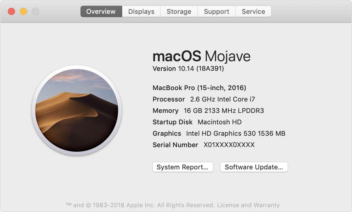 Mettez à niveau le macOS High Sierra