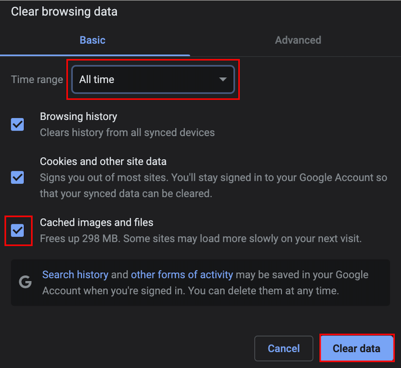 Effacer le cache de CCleaner sur Chrome