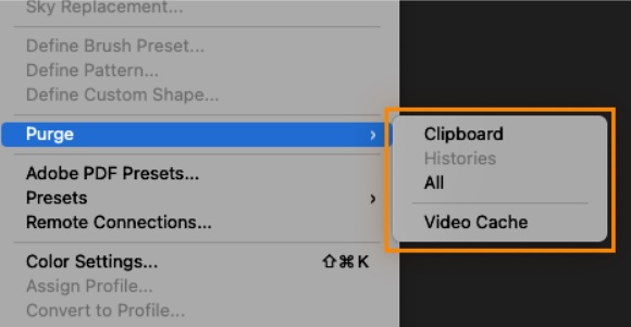Comment supprimer manuellement le cache de Photoshop