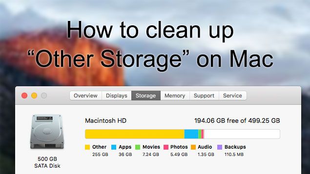 Comment nettoyer un autre stockage Mac