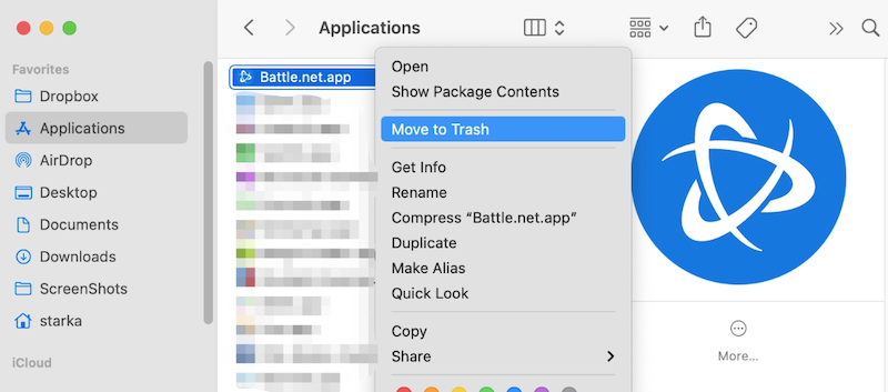 Étapes pour vider le cache Battle.net sur Mac