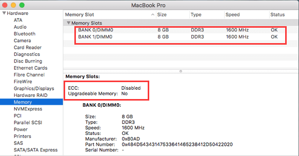 Vérifiez si vous pouvez accueillir plus de RAM sur votre Mac