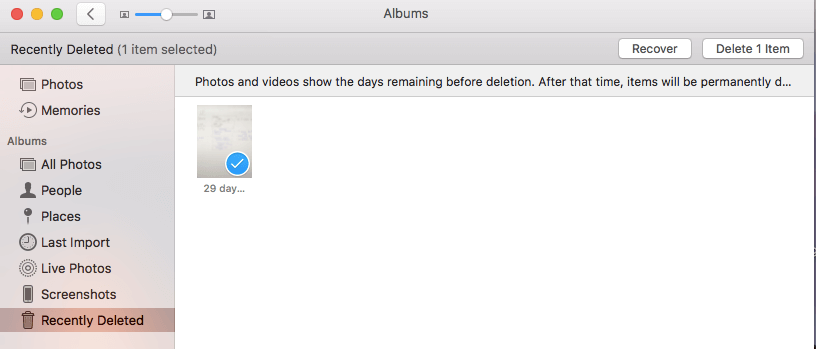 Récupérer des photos supprimées sur Mac