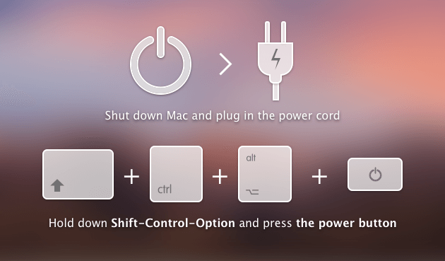 SMC Réinitialiser le Macbook Speedup Sierra