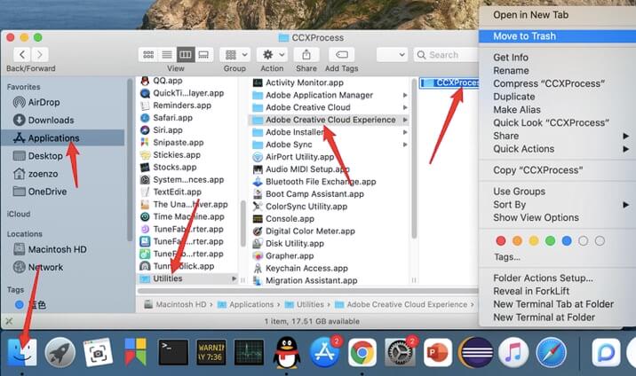 Supprimer CCXProcess de Mac