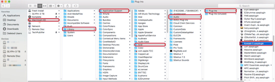 Désinstaller manuellement Native Instruments sur Mac