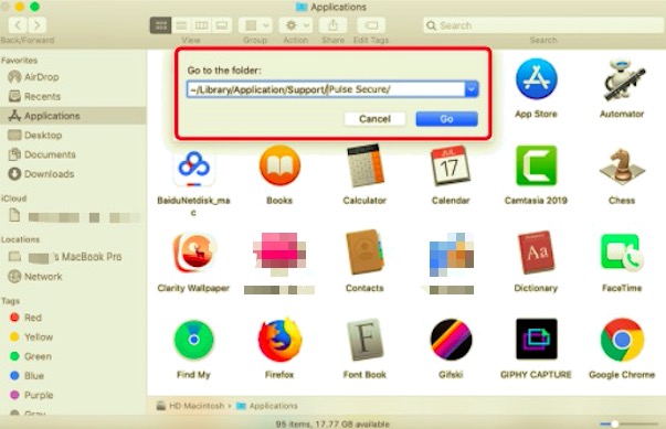 Désinstaller Pulse Secure sur Mac avec des données connexes