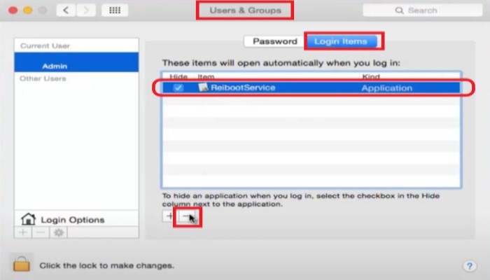Supprimer Tenorshare ReiBoot de Mac