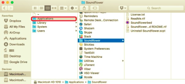 Supprimer manuellement Soundflower de Mac