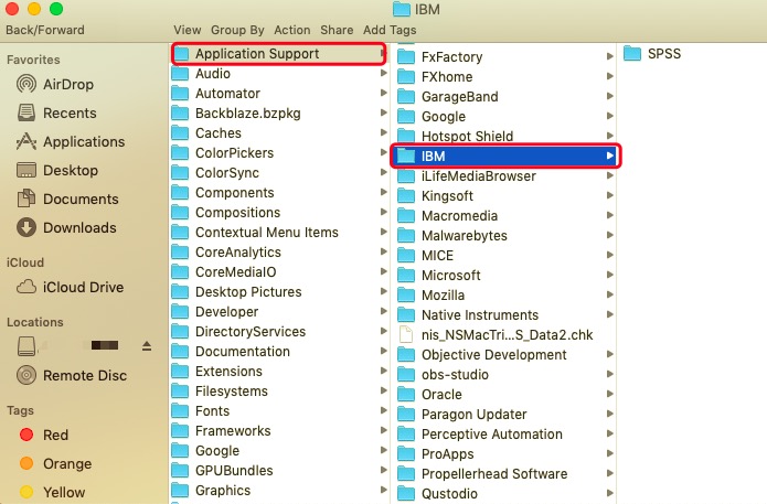 Supprimer SPSS de Mac avec tous les composants