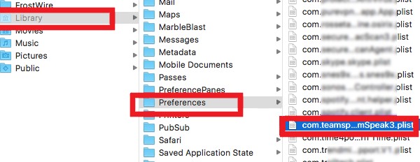 Supprimer le cache et les fichiers liés à TeamSpeak
