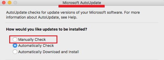 Désactiver la mise à jour automatique de Microsoft