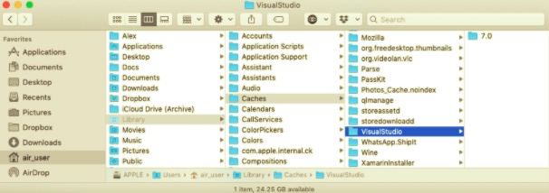 Désinstaller Visual Studio sur Mac