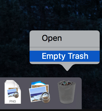 Vider la corbeille pour désinstaller complètement PhotoStyler