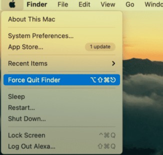 Forcer la fermeture du Finder sur Mac