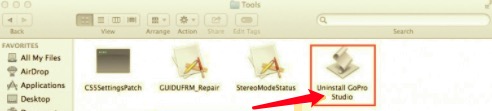 Désinstaller GoPro Studio sur Mac avec son programme de désinstallation