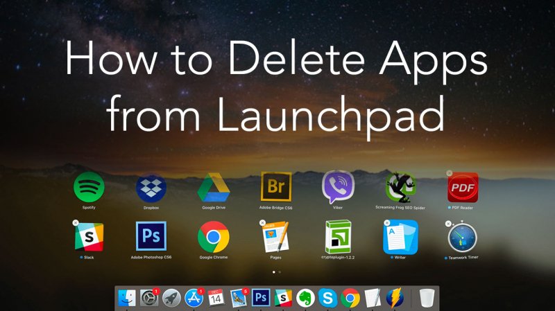 Comment supprimer des applications du Launchpad