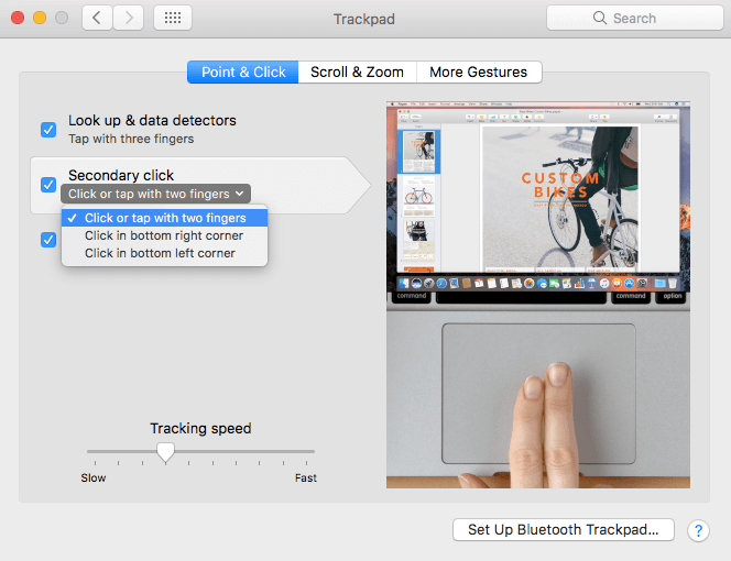 comment faire un clic droit sur Mac