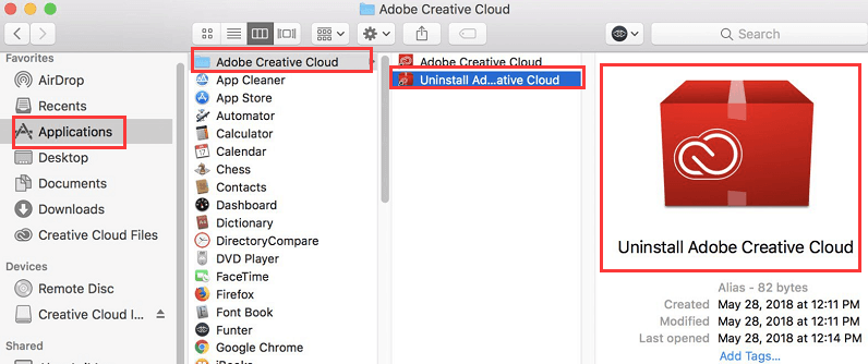 Comment désinstaller Adobe Creative Cloud