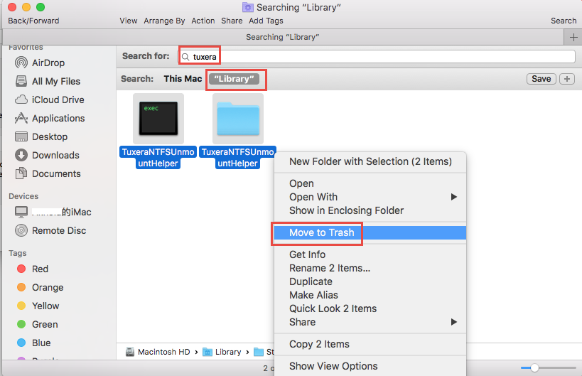 Supprimer les restes NTFS-3G