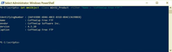 Localiser le logiciel à désinstaller avec PowerShell