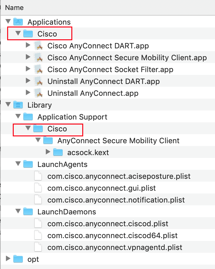 Supprimer les fichiers résiduels de Cisco