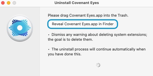 Supprimer Covenant Eyes de Mac