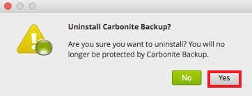 Comment désinstaller manuellement Carbonite de mon Mac