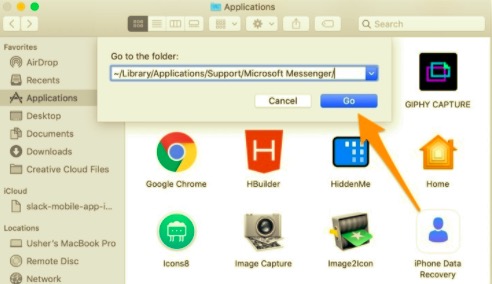 Désinstaller manuellement Microsoft Messenger sur Mac