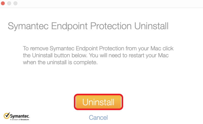 Désinstaller manuellement Symantec sur Mac