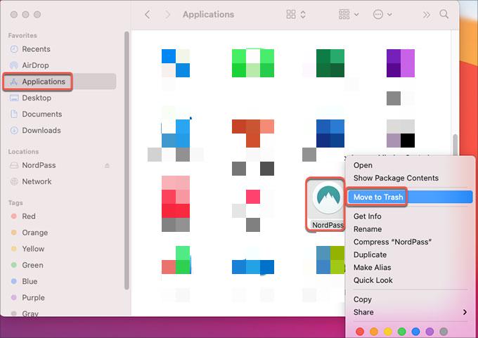 Désinstallez NordPass sur Mac immédiatement