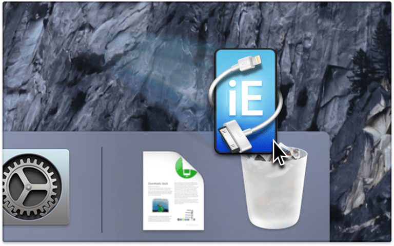 Déplacez iExplorer vers la corbeille pour le désinstaller