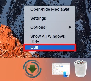Désinstaller manuellement Mediaget sur Mac