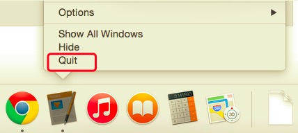 Quittez les pages avant de le désinstaller de Mac