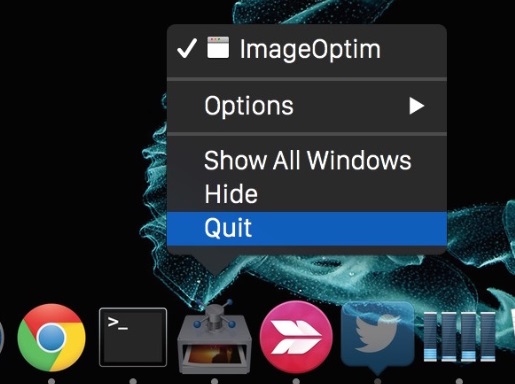 Étapes pour quitter Permute sur le Dock