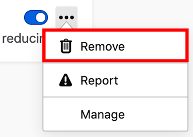 Désinstaller l'extension AdChoice de FireFox