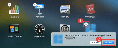 Désinstaller EasyFind via Launchpad